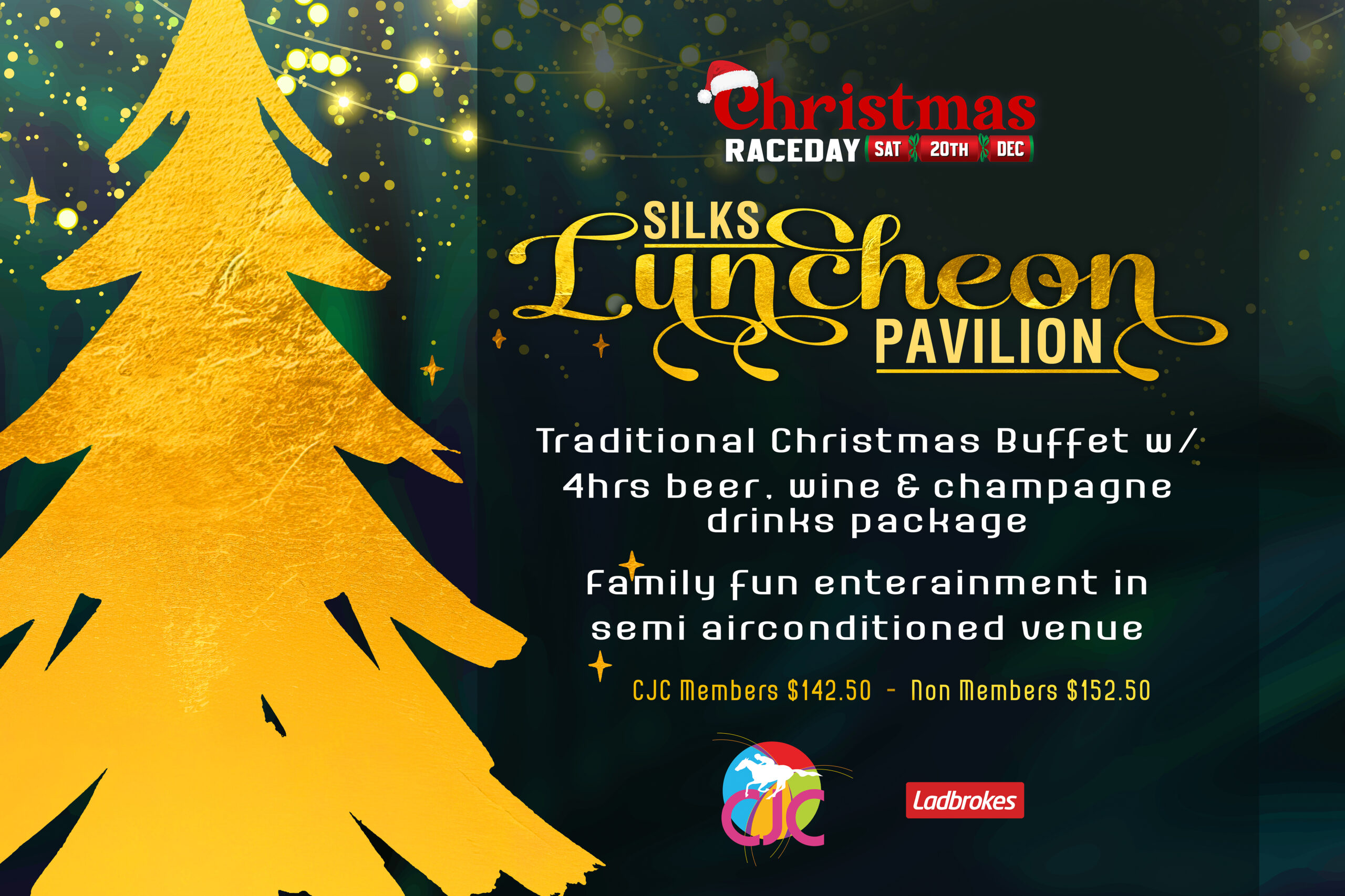 CHRISTMAS RACEDAY SILKS PAVILION LUNCHEON 2025 WEB